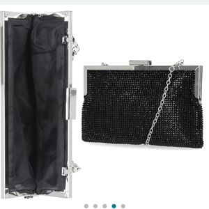 Jessica McClintock Jasper Pave Clutch Purse